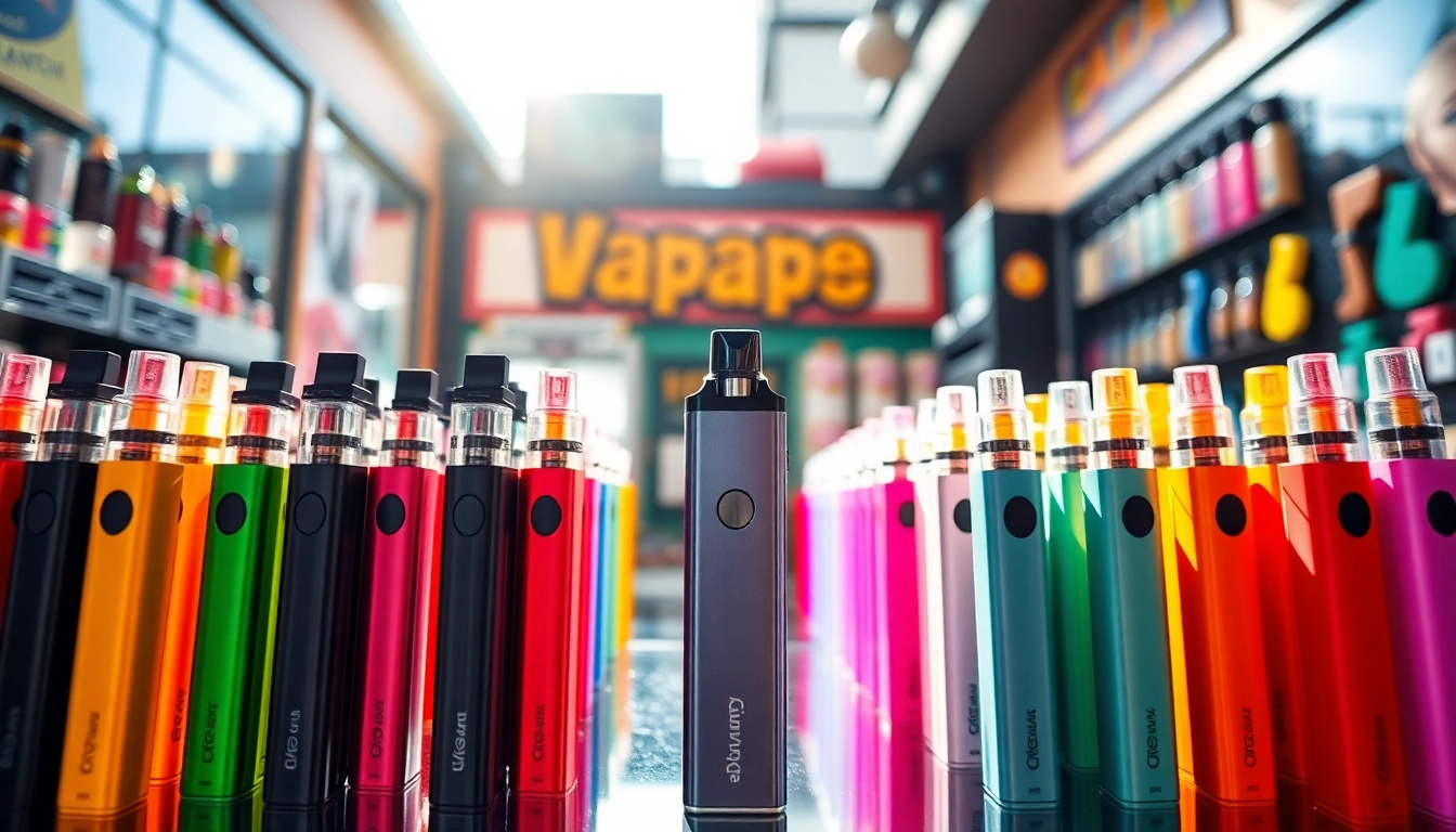 Find stylish dummy vapes near me in an inviting vape shop filled with vibrant options.