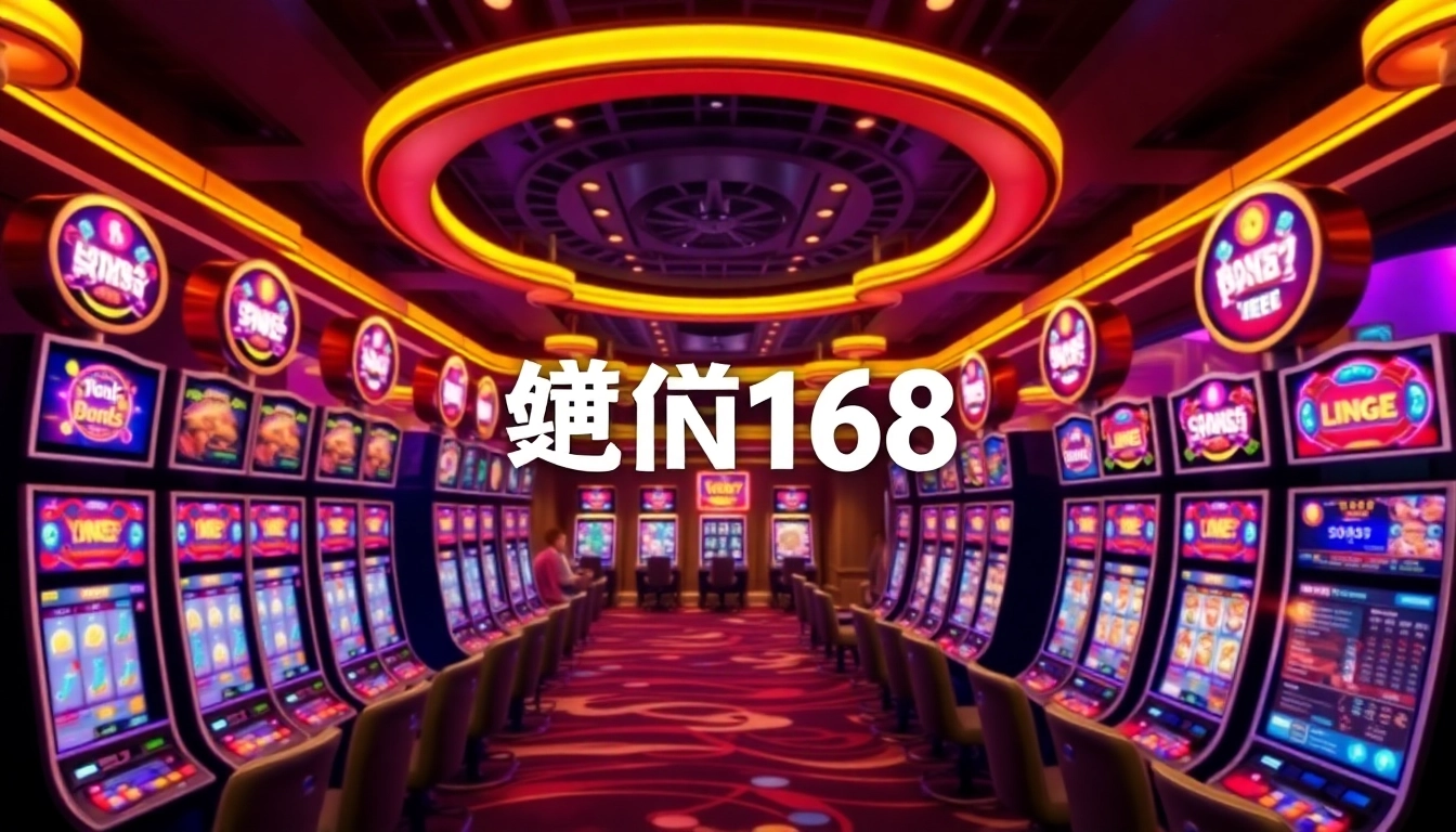 Experience the excitement of สล็อต168 with thrilling games featured in a lively casino setting.