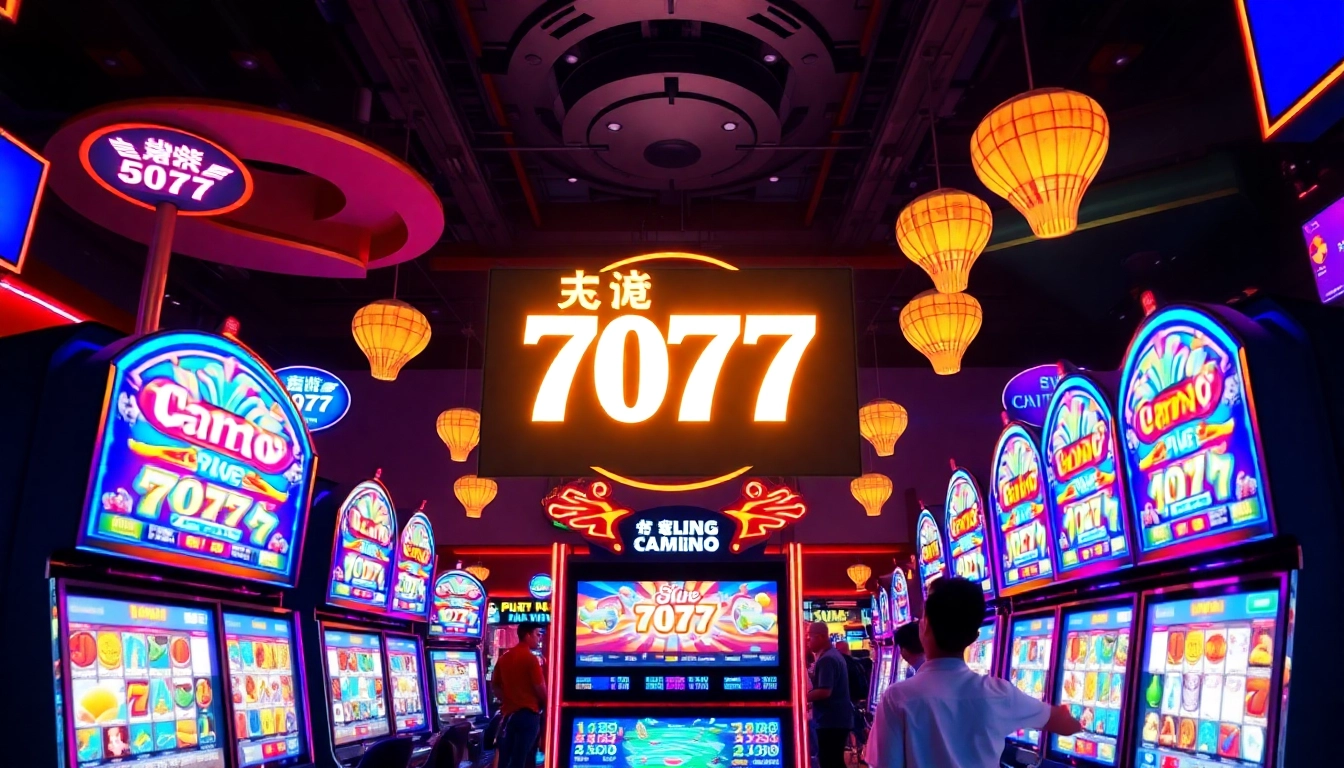 Experience สล็อต777 with engaging slot machines and vibrant casino lights bringing excitement to every play.