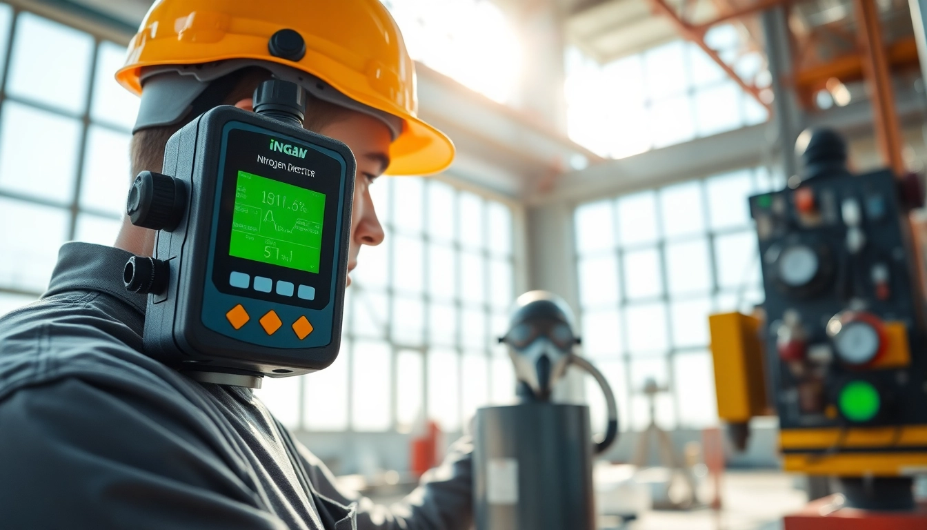 Monitor air quality with a Nitrogen Dioxide gas detector for industrial safety.