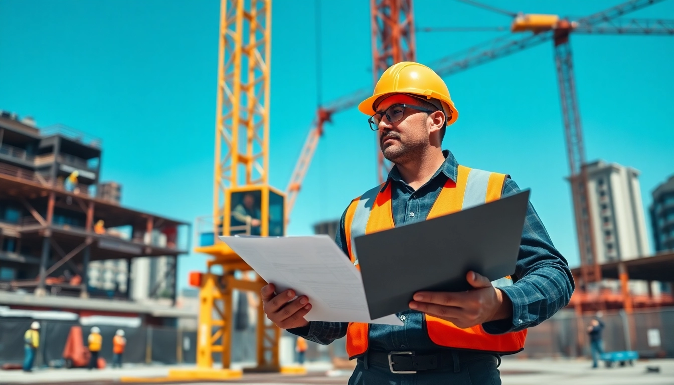 Highlighting NVQ Level 4 Crane supervisor answers in a professional lifting operation at a construction site.