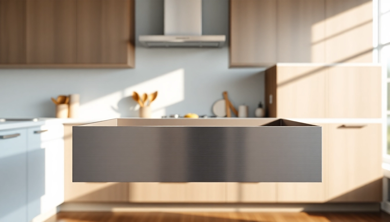 Showcasing a Metal Drawer System with sleek design and function in a modern kitchen.