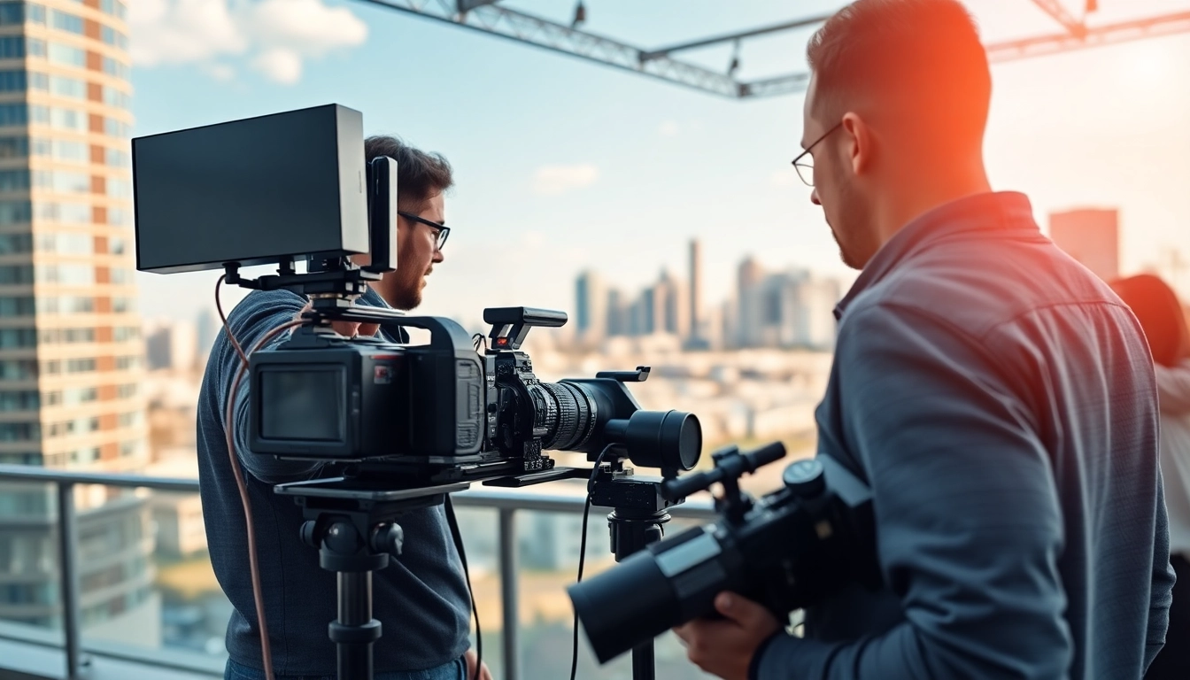 Capture of video production in Edmonton by a professional team highlighting artistic creativity.