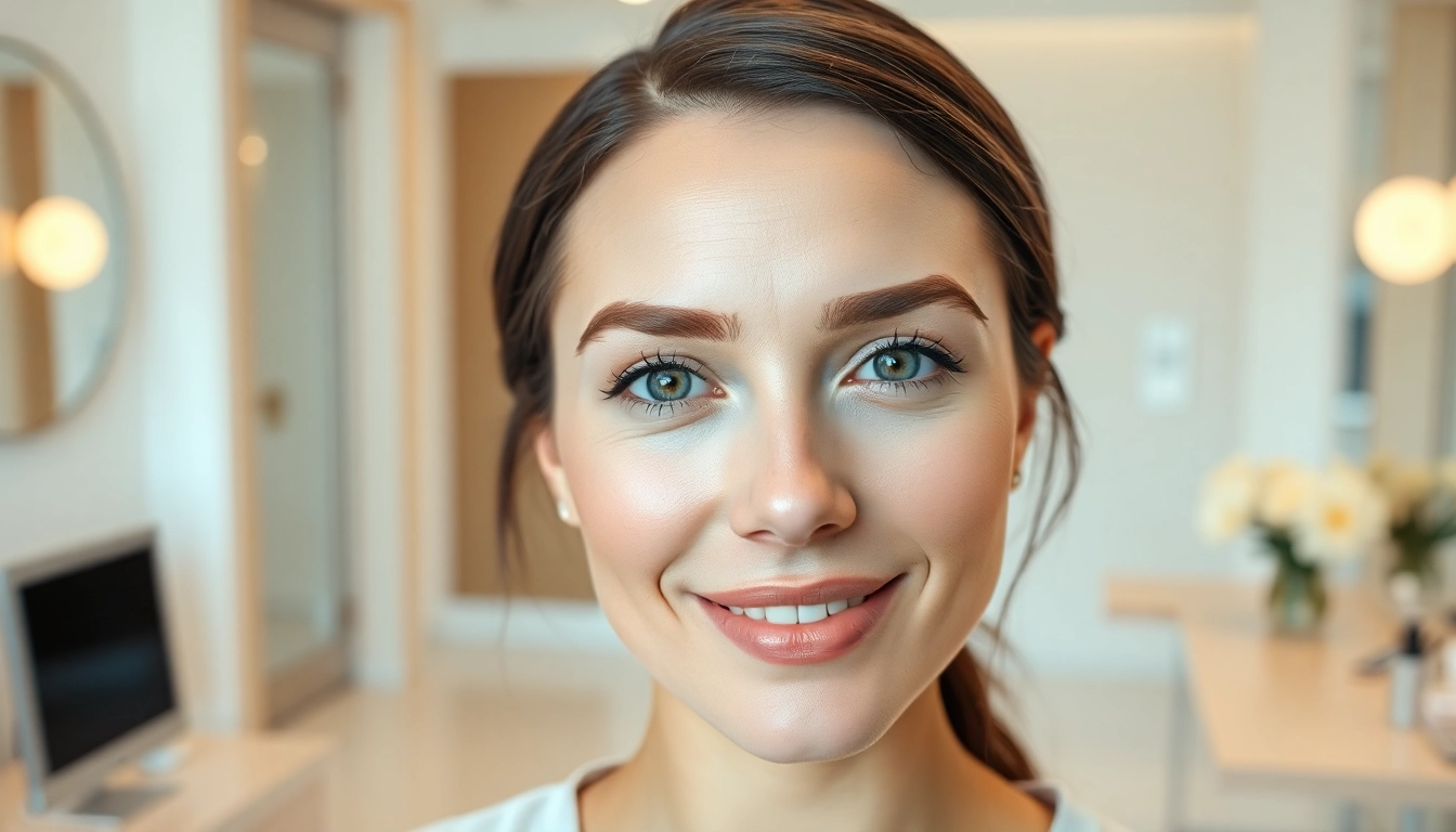 Enhance your look with beautifully styled cosmetic eyebrows in a serene beauty clinic.