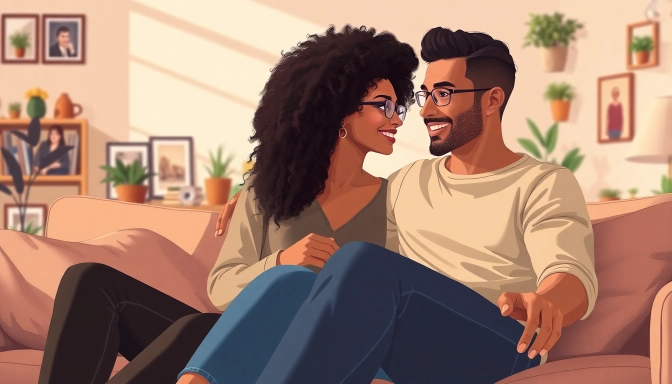 Couple deeply practicing communication in relationships, showcasing active engagement and trust.