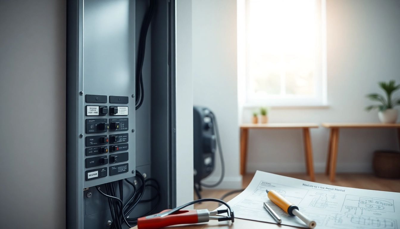 Upgrade an Electrical Panel with expert installation in a modern utility space.