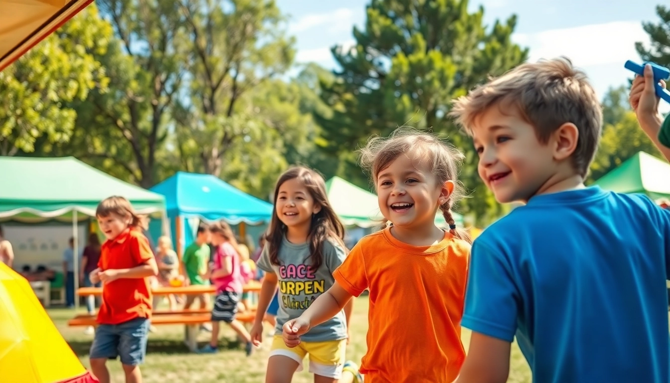 Children participating in a wildfire event perth filled with fun, games, and outdoor activities.