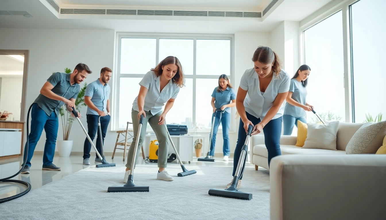 Experience exceptional deep cleaning services Dubai with our professional team in action.